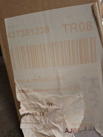 1572552-5 Nätkorgsvagn VAN Blå