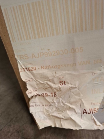 1572552-7 Nätkorgsvagn VAN Blå