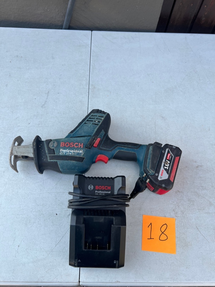 1572618-1 Tigersåg med tillbehör - Bosch Professional GSA 18 V-LI C
