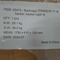 1572557-3 Tray trolley TRAM for 11 trays