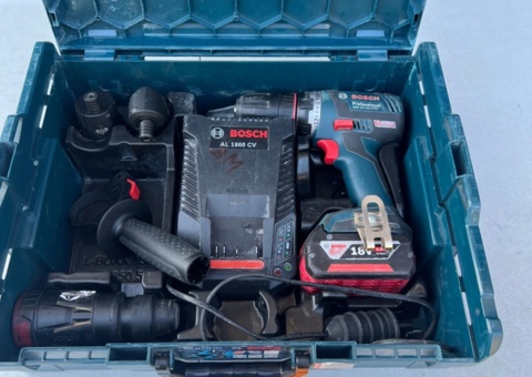 Skruvdragare med tillbehör - Bosch Professional GSR 18 V-EC FC2