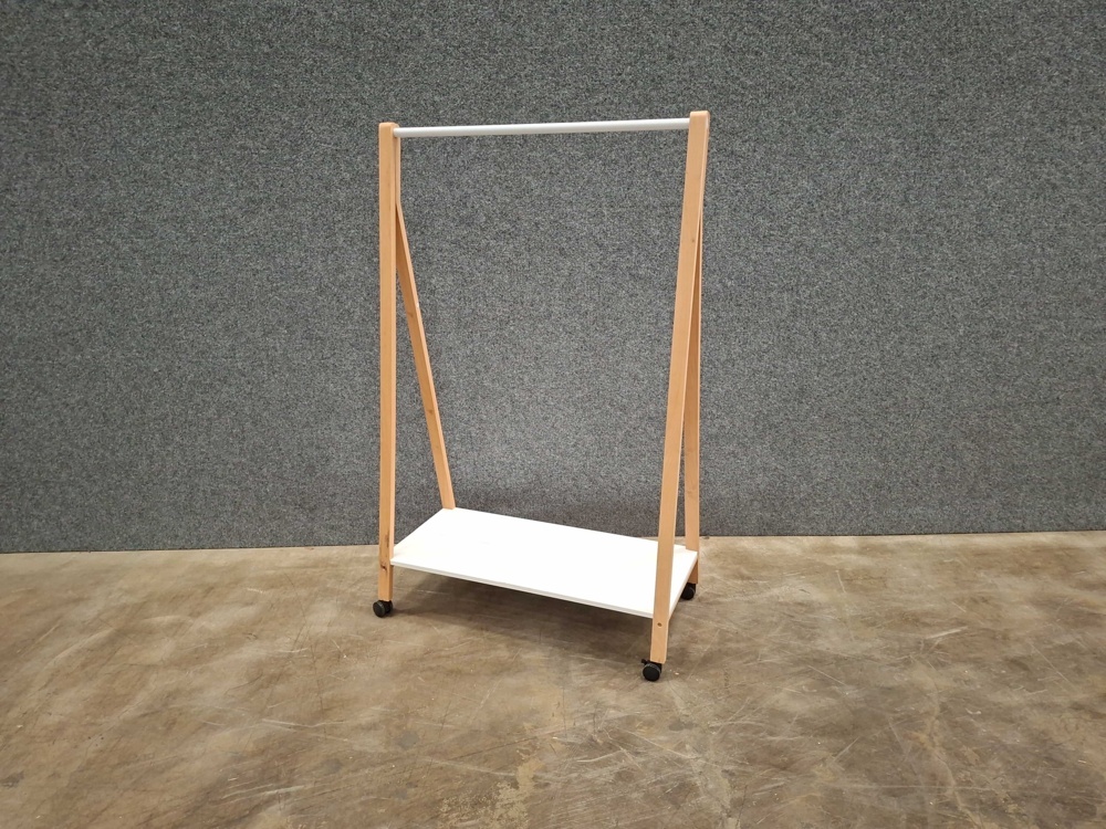 1572559-1 Clothes rack on wheels 1 shelf 1500x950x420 mm