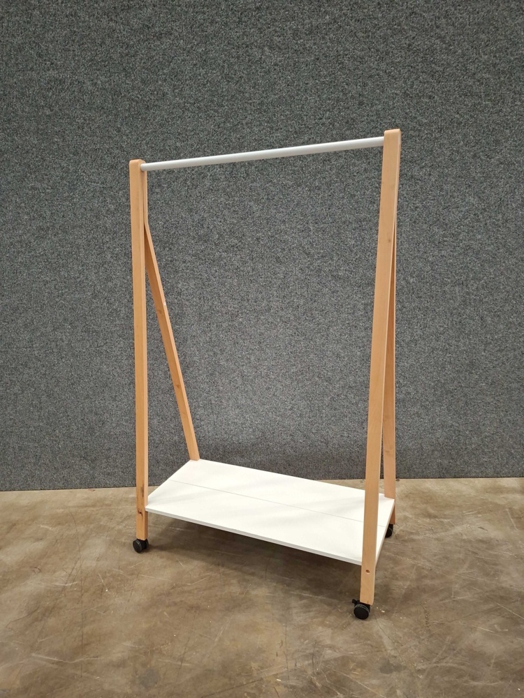 1572559-2 Clothes rack on wheels 1 shelf 1500x950x420 mm