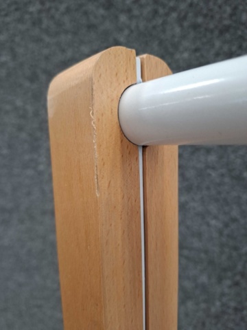 1572559-5 Klädställning på hjul 1 hyllplan 1500x950x420 mm
