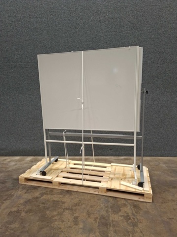 1572560-2 2 st Mobila whiteboardtavlor på hjul 1950x1600x650 mm