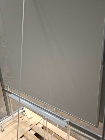 1572560-8 2 st Mobila whiteboardtavlor på hjul 1950x1600x650 mm