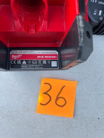 1572636-2 Byggradio - Milwaukee M12 RCDAB+
