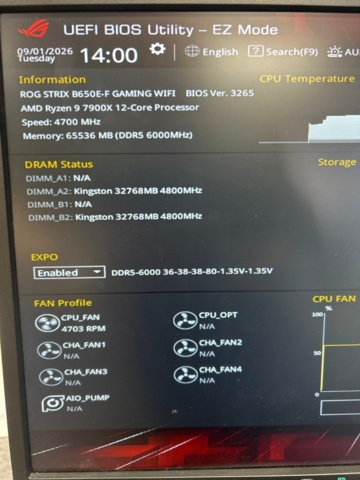 1436442-2 Desktop gaming computer - Fractal Design / ASUS ROG / MSI