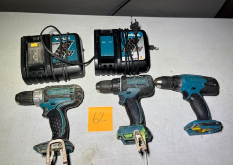 Skruvdragare 3 st - Makita
