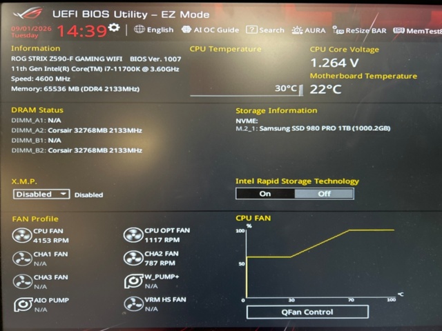 1436445-2 Gaming computer - Intel Core i7-11700K - ASUS GeForce RTX 3070