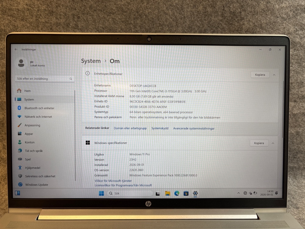 1529430-2 Laptop - HP EliteBook 440 G8
