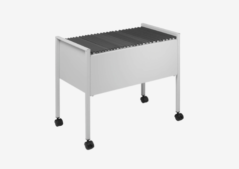 Hängmappsvagn DURABLE Economy Grå, 80st A4, 368x592x655mm