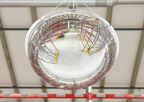 Spegelkupol 360°, Ø1000 mm, akryl
