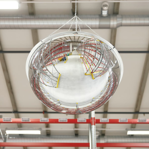 1572545-1 Spegelkupol 360°, Ø1000 mm, akryl