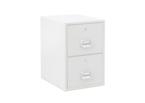Brandklassat mappskåp SHELL 90 min. nyckellås, 770x520x680 mm, 2 lådor