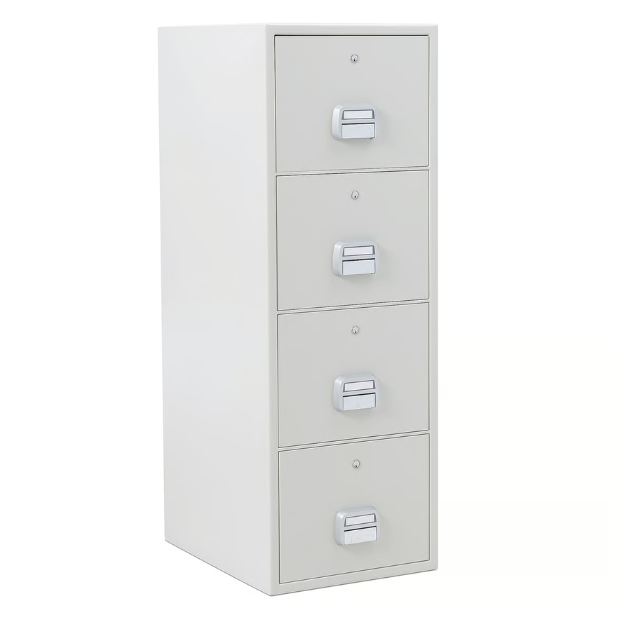 1572565-1 Fire-rated file cabinet SHELL 90 min. key lock, 1500x520x680 mm, 4 drawers