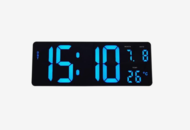 1572579 Wall clock ALBA Hordgtl 38cm blue/black