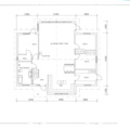 1573149-5 Frame for a single-storey house of about 143 sq.m.