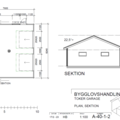 1573151-2 Frame double garage of approximately 60 square meters