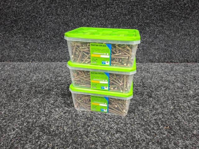 1572348-1 3 pcs Packs Board Chipboard OSB Screw 3.9x42 & 3.9x55mm, Essve