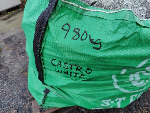 1091311-5 Gatsten Granit Castro White 80/100 ca 5 m2