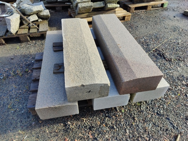 1091314-1 5 st Granitkantsten GF1 Rak Porto 170 mm