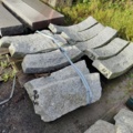 1091318-4 37 st Granitkantsten RV6 Blandade Radier