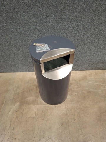 1573126-4 Avfallsbehållare LENNOX Ø400x720 mm, grå