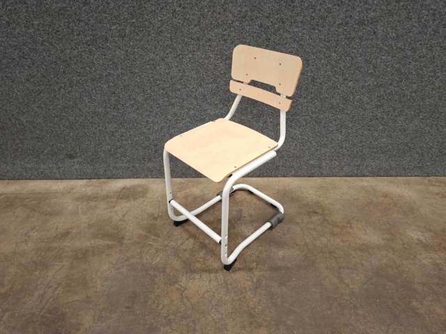 1575705-2 9 pcs Student chairs LEGERE I Height: 500 mm, white, birch