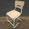 1575705-3 9 pcs Student chairs LEGERE I Height: 500 mm, white, birch