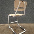 1575705-5 9 pcs Student chairs LEGERE I Height: 500 mm, white, birch