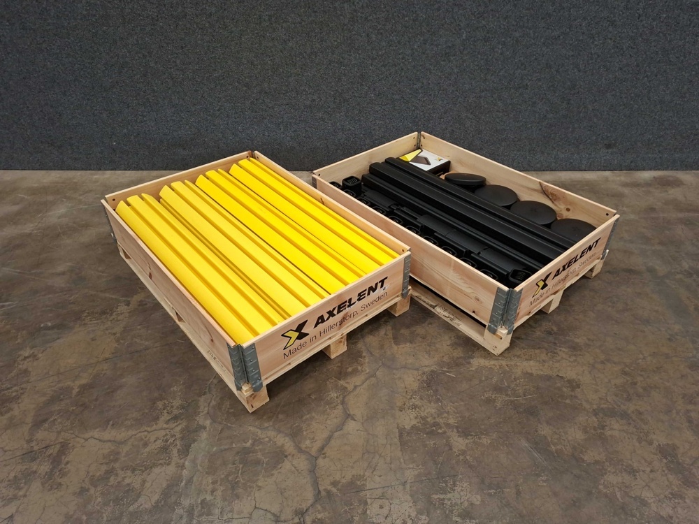 1575712-2 Guardrail X-PROTECT Resilient, basic section, 1160x2200 mm