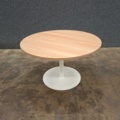 1575715-2 Table VERTICUS Ø1200x720 mm, white/oak