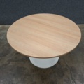 1575715-3 Table VERTICUS Ø1200x720 mm, white/oak