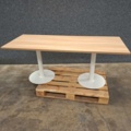 1575716-2 Table ALVA 1800x800x720 mm, anchorable, high-pressure laminate, white/birch
