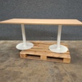 1575716-3 Table ALVA 1800x800x720 mm, anchorable, high-pressure laminate, white/birch