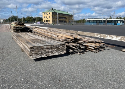 Planed timber 20×70 mm - approx. 450 pcs