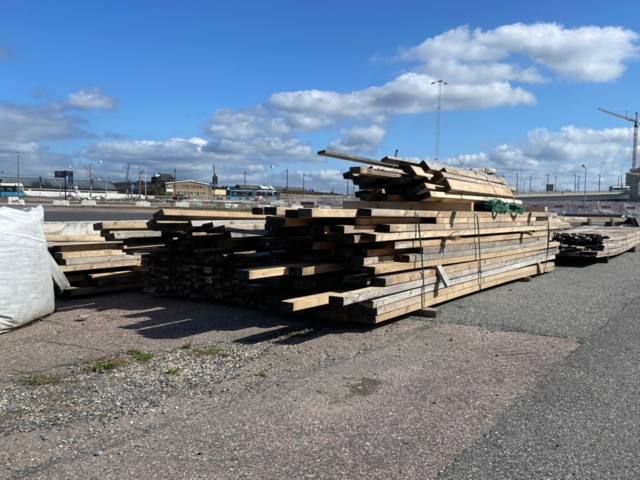 1571831-2 Joists 45×95 mm, C24 – approx. 150 pcs – varying lengths