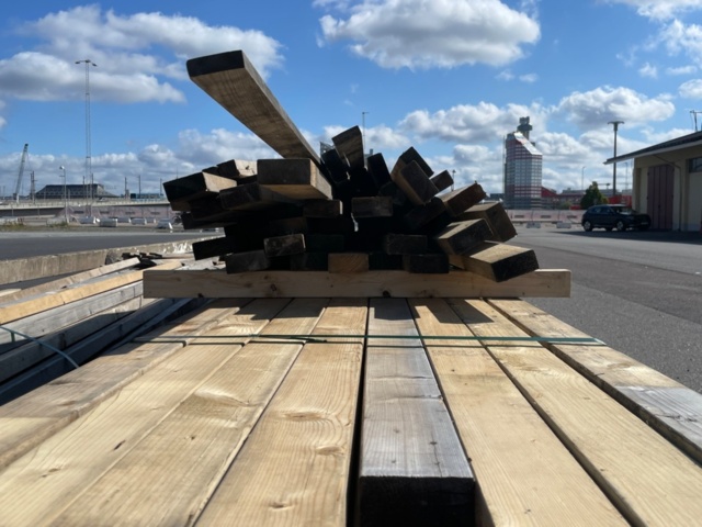1571831-3 Joists 45×95 mm, C24 – approx. 150 pcs – varying lengths