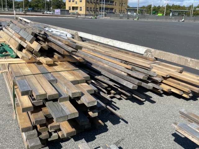 1571831-1 Joists 45×95 mm, C24 – approx. 150 pcs – varying lengths