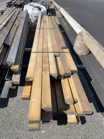 1571831-6 Joists 45×95 mm, C24 – approx. 150 pcs – varying lengths