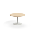 1575715-1 Table VERTICUS Ø1200x720 mm, white/oak