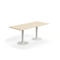 1575716-1 Table ALVA 1800x800x720 mm, anchorable, high-pressure laminate, white/birch