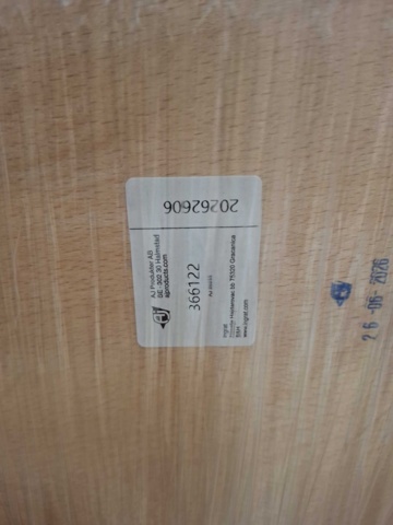 1575710-3 20 pcs Student chairs LEGERE I Height: 500 mm, white, birch