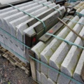 1573186-12 Granite curb stone RFF4 Straight Porto Gray 1100x100x300 mm approx. 77 m