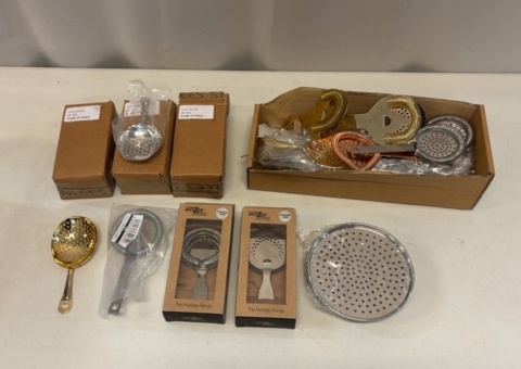 Collection of bar strainers