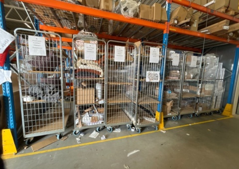 Shelf trolleys 7 pcs