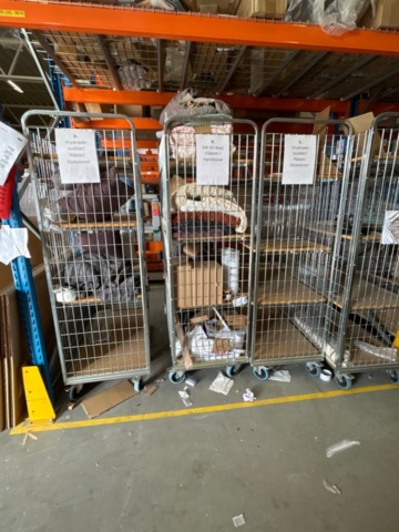 1486386-2 Shelf trolleys 7 pcs