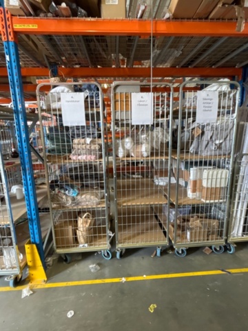 1486386-3 Shelf trolleys 7 pcs
