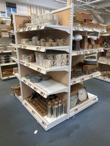 1486388-5 Shop shelves 4 pcs